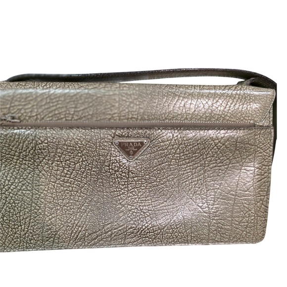 Vintage Prada‎ Lama Shoulder Bag Roccia - Picture 3 of 13